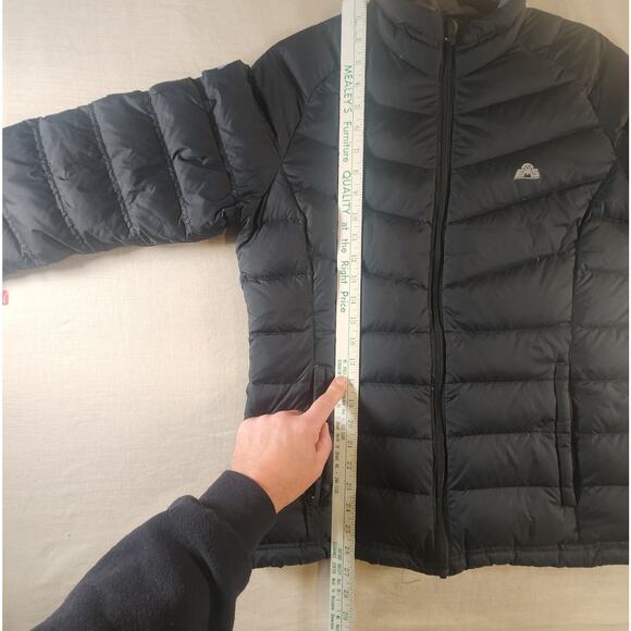 EMS Black Down Puffer Jacket M Packable 80/20 Feather RN57113 F21W2069 - Picture 10 of 12